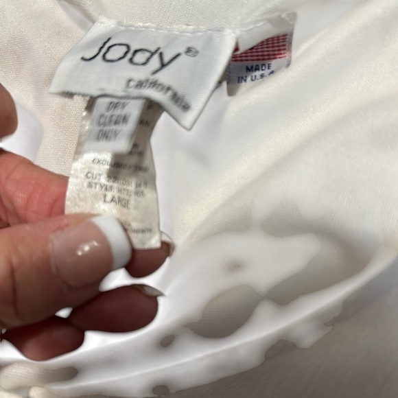 Jody California Midi Floral Dress Sz Lrg - Picture 10 of 14